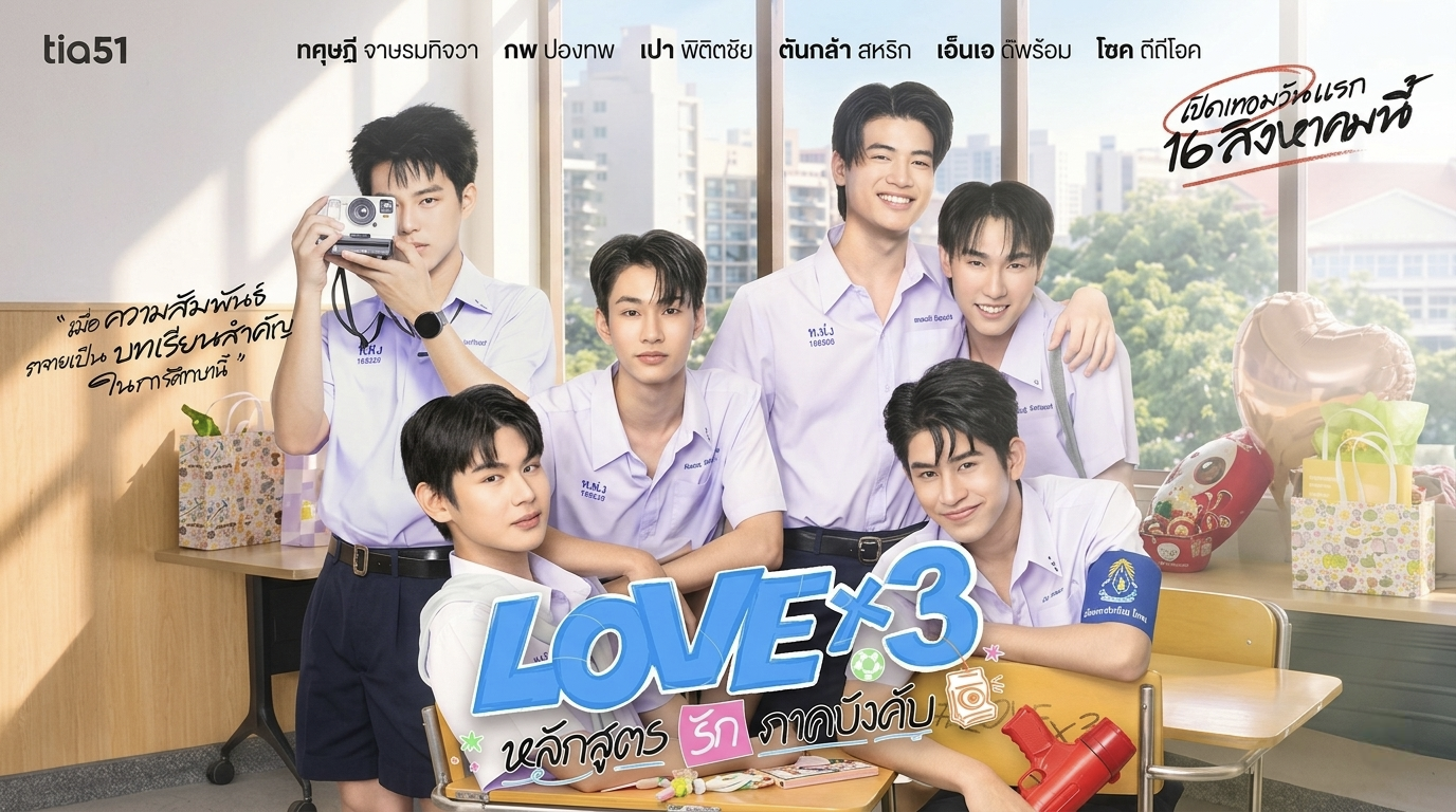 مسلسل حب ضرب ثلاثة LOVEx3 الحلقة 7 السابعة مترجمة